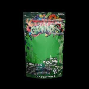 Dank Gummies 500MG THC Green