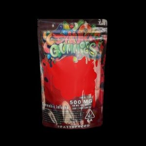 Dank Gummies 500MG THC Red