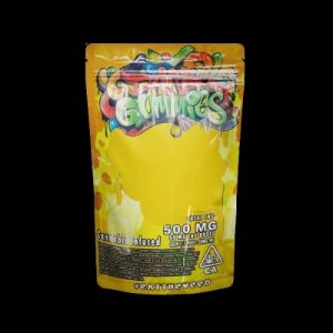 Dank Gummies 500MG THC Yellow