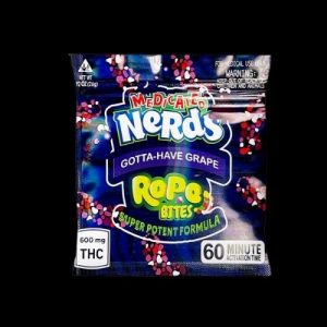Nerdz Grape Bites 600MG THC