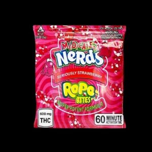 Nerdz Strawberry Bites 600MG THC