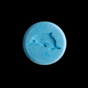 Ecstasy Pressed Pill - Blue Dolphin