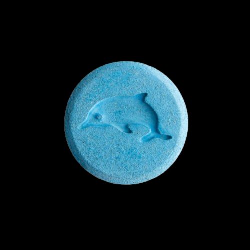 Ecstasy Pressed Pill - Blue Dolphin