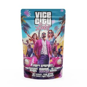 500MG MDMA Gummy Bears – Grape Lemonade – Vice City Labs