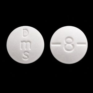 Hydromorphone Rx (Dilaudid) – circle – 8mg