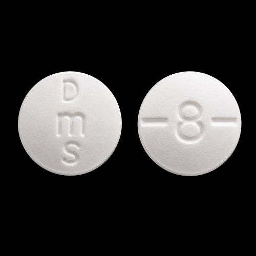 Hydromorphone Rx (Dilaudid) – circle – 8mg